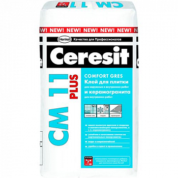 Клей для плитки Ceresit СМ11 (5кг) (для вн. и нар. работ,водо и морозостойкий)