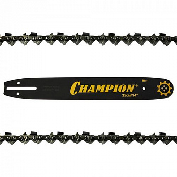 Набор Шина 14"-РМ-52 зв.+ 2 цепи, CHAMPION, 952929