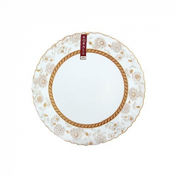 Тарелка плоская 24см, корица LHP95-160203