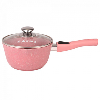 Ковш 1,5л с носиком,со съемной ручк, стекл. крышк, АП линия "Trendy style" (rose) "Kukmara" к0156tsr