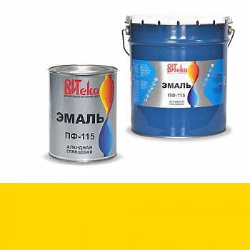 Эмаль ПФ-115 (Желтая 2.6 кг "Витеко")