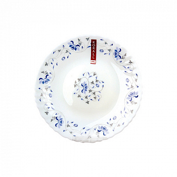 Тарелка плоская Коралл LHP95-1059 24 см, синяя вуаль