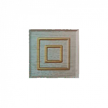 Квадратный элемент 80*80 Ясень Золотой/Золото