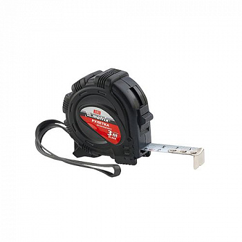 Рулетка Black, 3 м х 16мм, обрез. корпус MATRIХ 31013