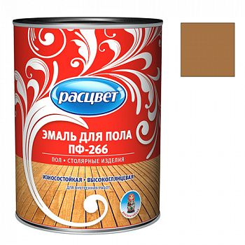 Эмаль "Расцвет" золотистая для пола 1,9 кг. (4912)