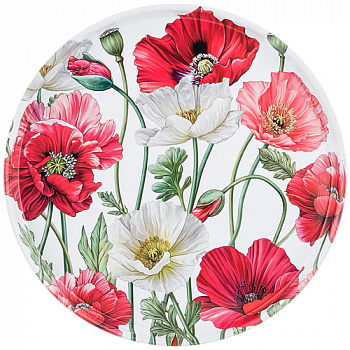 Поднос сервировочный agness "Маки" 33*2,1 см (-, россия) 898-011