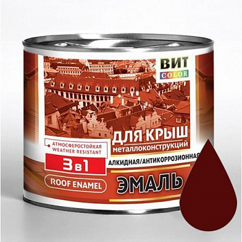 Эмаль д/крыш  ПФ-115 (Красно-коричневая 5 кг "ЦАРИЦЫНСКИЕ КРАСКИ")