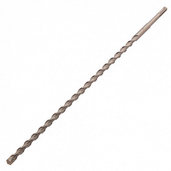 Бур по бетону, двойная спираль, Cobalt W-tip, 14x460 мм, SDS PLUS// Denzel арт.705034