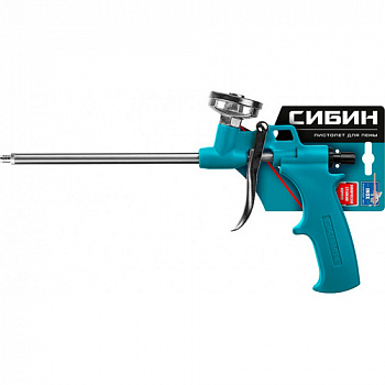 Пистолет для монтажной пены, металлический корпус СИБИН 06867