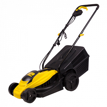 Газонокосилка эл. CHAMPION EM3110 (1 кВт пласт.травосб. 30л ширина 320мм 20-60мм, 6,8кг), CHAMPION,