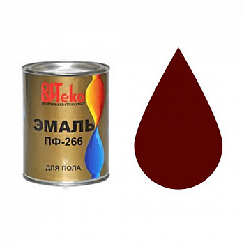 Эмаль ПФ-266 д/пола ВИТЕКО (Красно-коричневая 20 кг "ЦАРИЦЫНСКИЕ КРАСКИ")