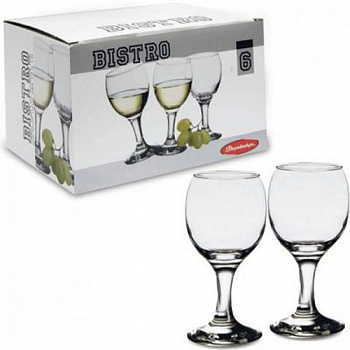 Набор фужеров BISTRO 6 шт. 175 мл (белое вино) арт.44415B