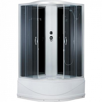 Душевая кабина (80*80*215)  ER3508ТP -C3-RUS с крышей высок. поддон матовое стекло