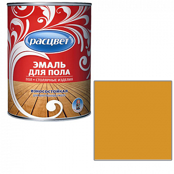 Эмаль "Расцвет" золотистая для пола 2.7 кг. (4361)