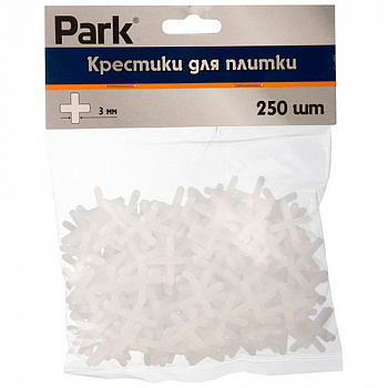 Крестики для укладки плитки 3,0мм, 250шт PARK арт.106545