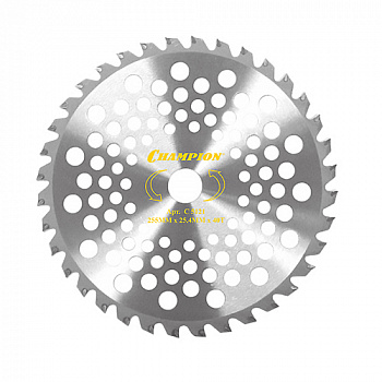 Нож с зубцами из твердого сплава Anti-kick 40/255/25,4 (SRM-330ES/SRM-350ES,4605) CHAMPION С5121