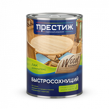 Лак акриловый ACRYLLATEX по дереву 0,9л.