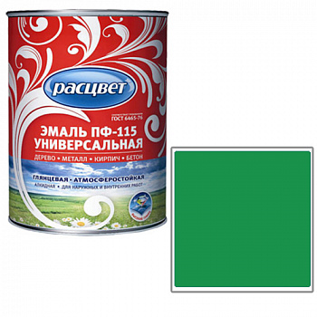 Эмаль "Расцвет" "Универсальная" зеленая 2.7 кг. (7149)