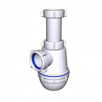 Сифон АНИ ГРОТ 1 1/2 "* 40 без выпуска (А0120)
