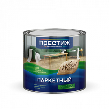 Лак паркетный глянцевый "Престиж" бесцветный 1,9л.
