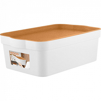 Ящик для хранения Keeplex Wood 6л 32х21,1х11см KL3502
