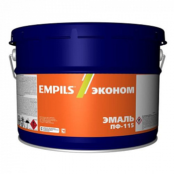 Эмаль для пола EMPILS серия ЭКОНОМ (золотисто - коричневая 20 кг. г.Ростов на дону) (2329)