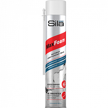 Пена монтажная SILA HOME MAX FOAM COMPACT 400 мл. "Пеносил"