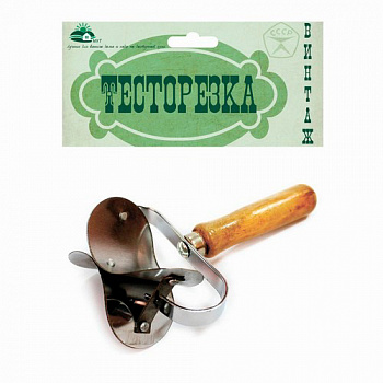 Тесторезка с дер.ручкой 2618