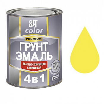 Грунт-эмаль по ржавчине ВИТ color (желтая 1,8 кг  "ЦАРИЦЫНСКИЕ КРАСКИ")