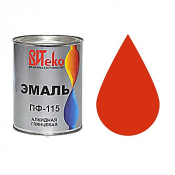 Эмаль ПФ-115 ВИТЕКО (Красная 20 кг "ЦАРИЦЫНСКИЕ КРАСКИ")