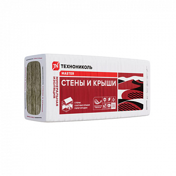 Плиты теплозвукоизоляционные Технониколь 34 PN Стены и крыши (8) 1000-610-50 4.88м2 0.244м3 113359