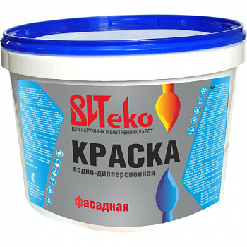 Краска Фасадная супербелая 20 кг.  ВАК-25  ВИТеко "ЦАРИЦЫНСКИЕ КРАСКИ"