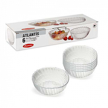 Тарелка из закаленного стекла ATLANTIS 147*240 мм арт.10238SLB