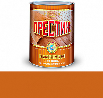 Эмаль ПФ-266 (желто- коричневая 10 кг) "ПРЕСТИЖ"