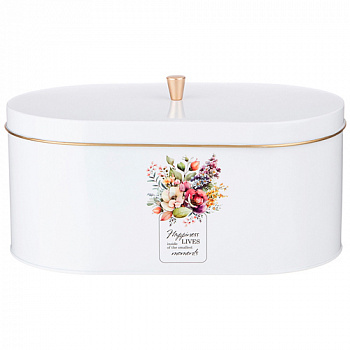 Хлебница agness "Floral mood" 34*20*18 см 790-378